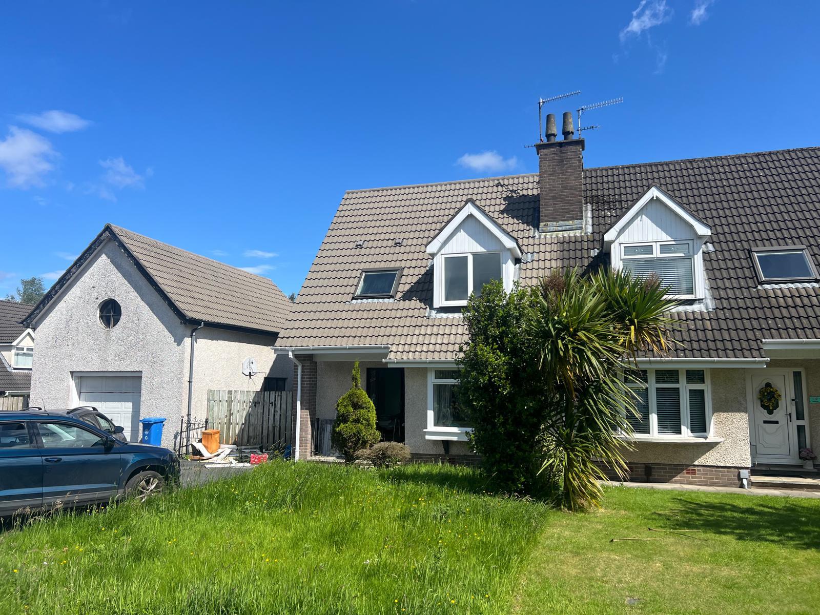 Roof Cleaning Belfast work example 2