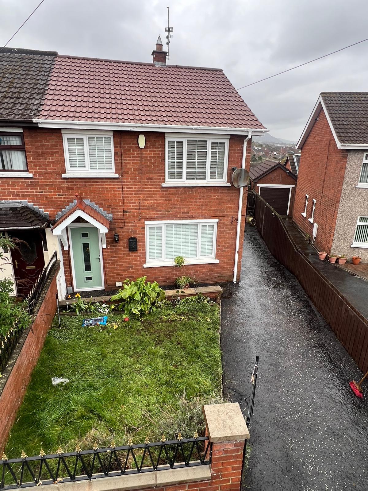 Roof Cleaning Belfast work example 6